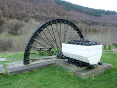 
Cwmcarn Colliery monument, January 2012